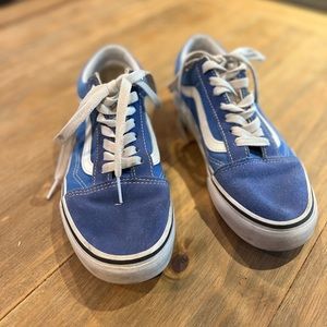 Vans Old Skool blue suede sneakers